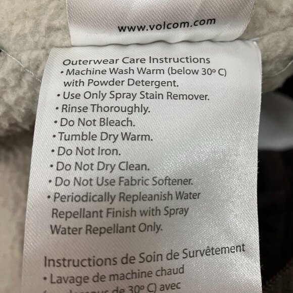 Volcom Womens Brown Tribute Parka Thermonite Snowboard Ski Long Coat Size M - Picture 13 of 16